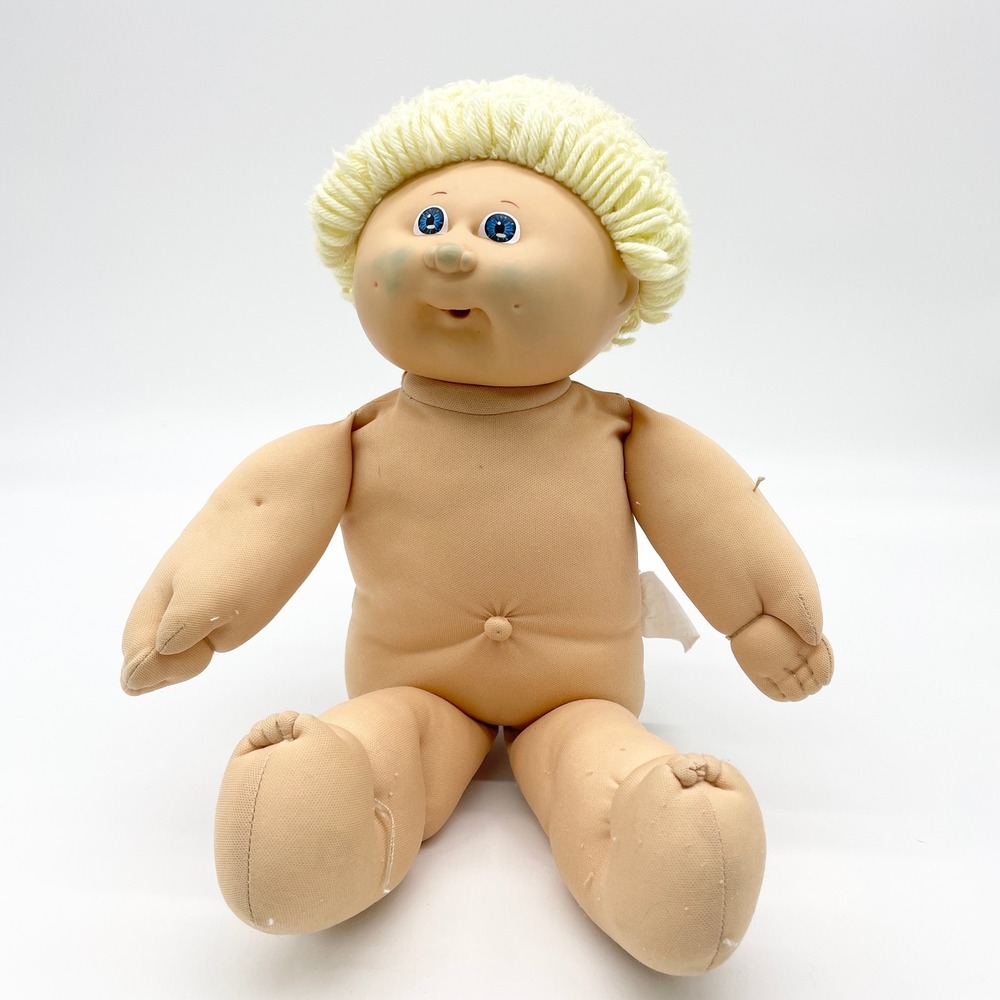 Cabbage Patch Kids Unisex Doll 16 Inch 1978‎ 1982 Coleco Vintage Loop Yarn Hair